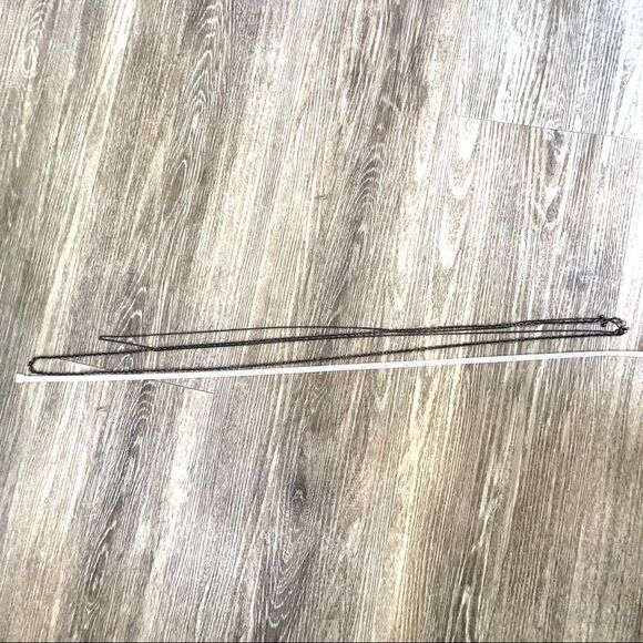 Long dark grey multi chain necklace - Picture 5 of 9